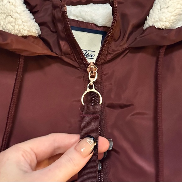 Fleece Sherpa Lined Jacket / Reserve Fairfax / Plum / L / NWT - Picture 12 of 15